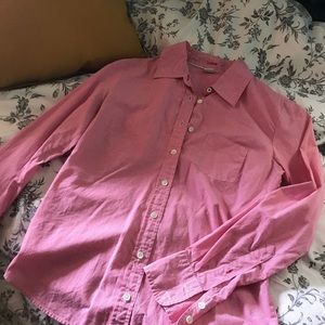J. Crew Pink gingham dress shirt slim fit